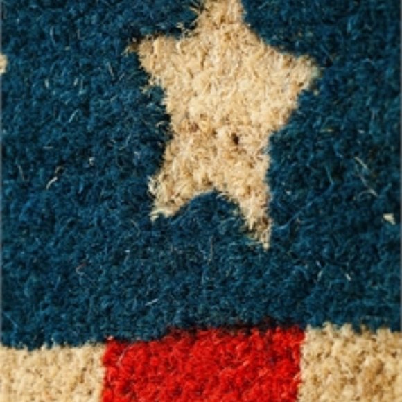 Patriotic Welcome Coir Door Mat - Picture 5 of 7